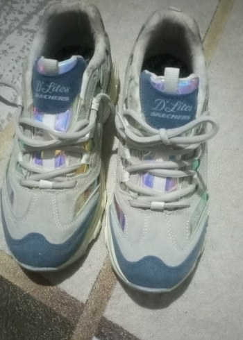 Skechers Orjinal D'Lites Beyaz Kadın Spor Ayakkabı - Görsel 2