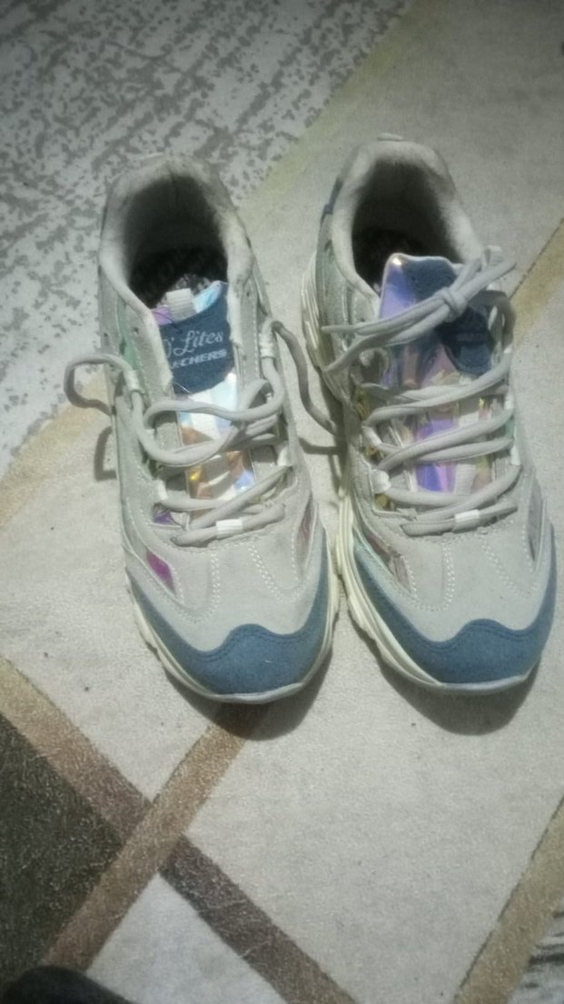 Skechers Orjinal D'Lites Beyaz Kadın Spor Ayakkabı - Görsel 3