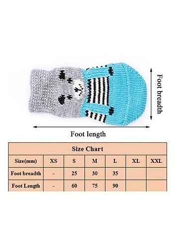 Kedi Köpek Kaydırmaz Örme Çorap