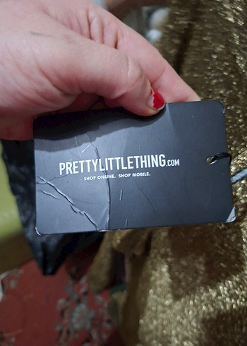 pantolon yırtmaclı simli - Görsel 4