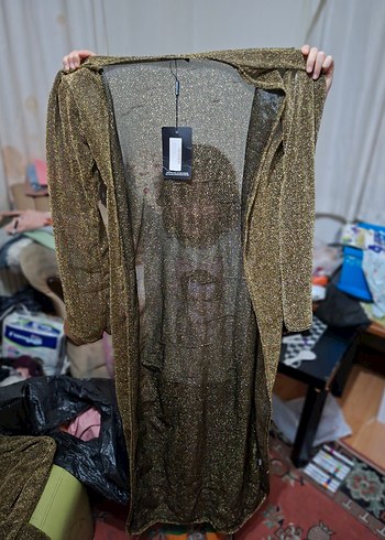 pantolon yırtmaclı simli - Görsel 3