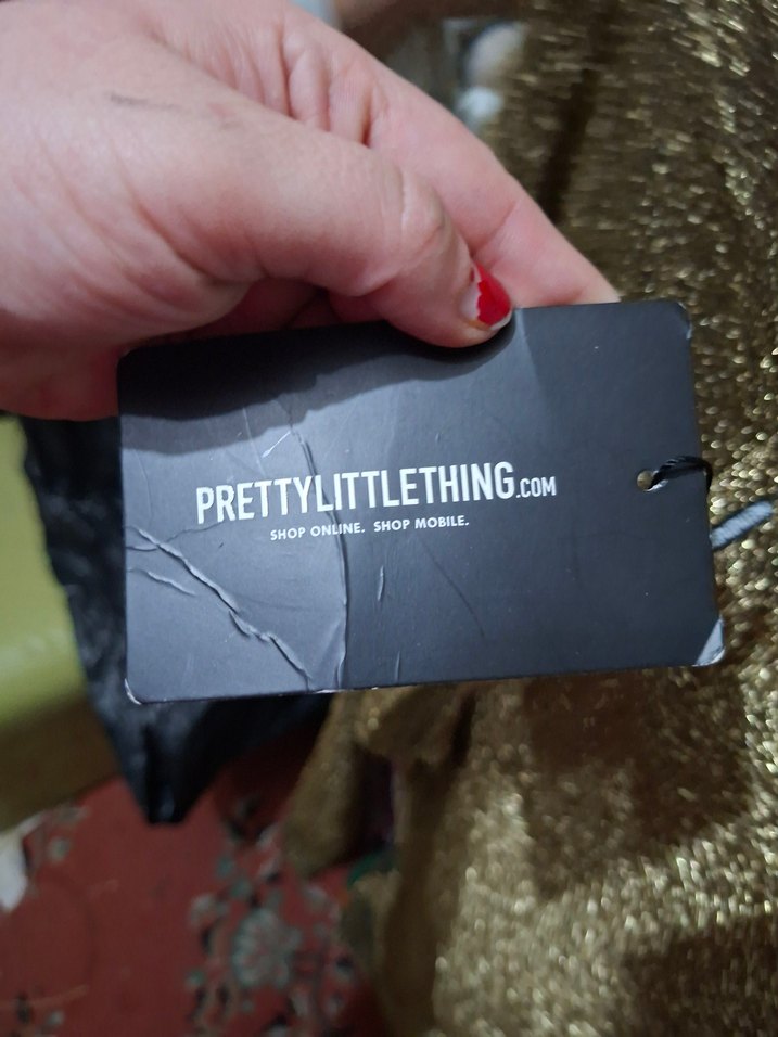 pantolon yırtmaclı simli - Görsel 4