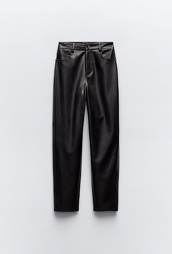 Zara ZARA DERİ PANTOLON