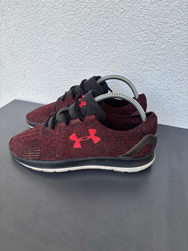 Koyu Kırmızı Erkek Spor Ayakkabı Velcro - Görsel 2