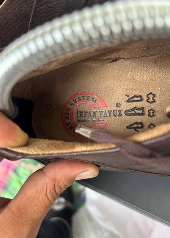 Erkek Kahverengi Deri Spor Ayakkabı - Görsel 7