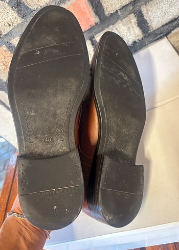 Kahverengi Vintage Deri Erkek Klasik Ayakkabı ortopedik ayakkabı - Görsel 6