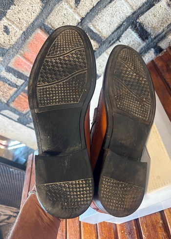 Klasik Kahverengi Deri Erkek Ayakkabı - Görsel 7