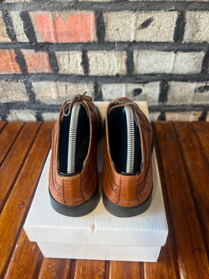 Klasik Kahverengi Deri Erkek Ayakkabı - Görsel 4