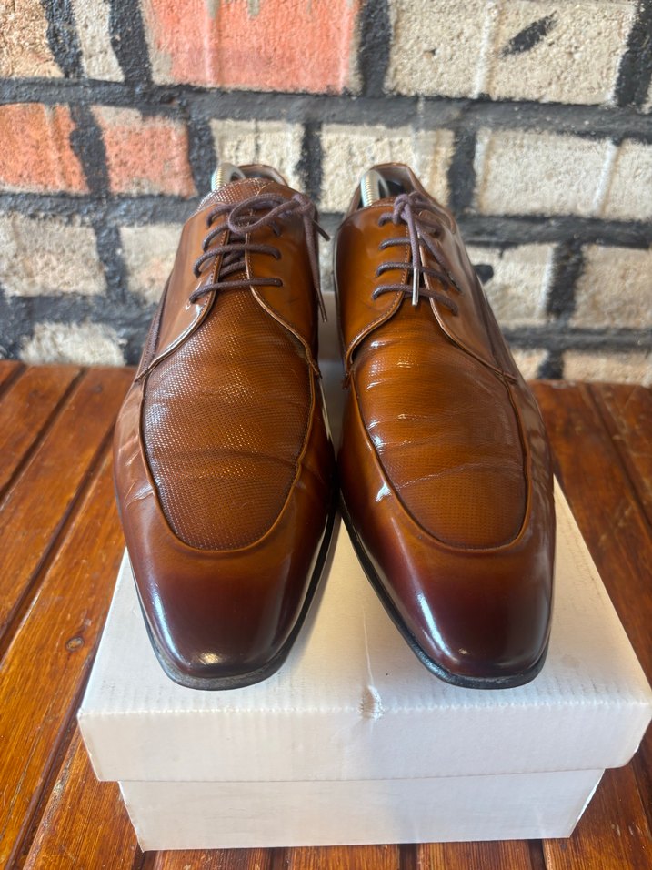 Klasik Kahverengi Deri Erkek Ayakkabı - Görsel 2