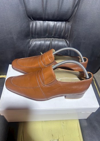 Klasik Kahverengi Deri Erkek Ayakkabı - Görsel 4