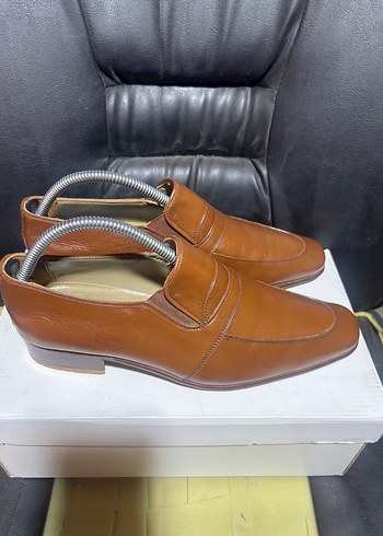 Klasik Kahverengi Deri Erkek Ayakkabı - Görsel 2