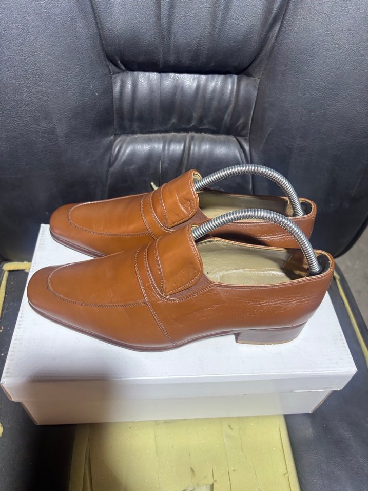 Klasik Kahverengi Deri Erkek Ayakkabı - Görsel 4