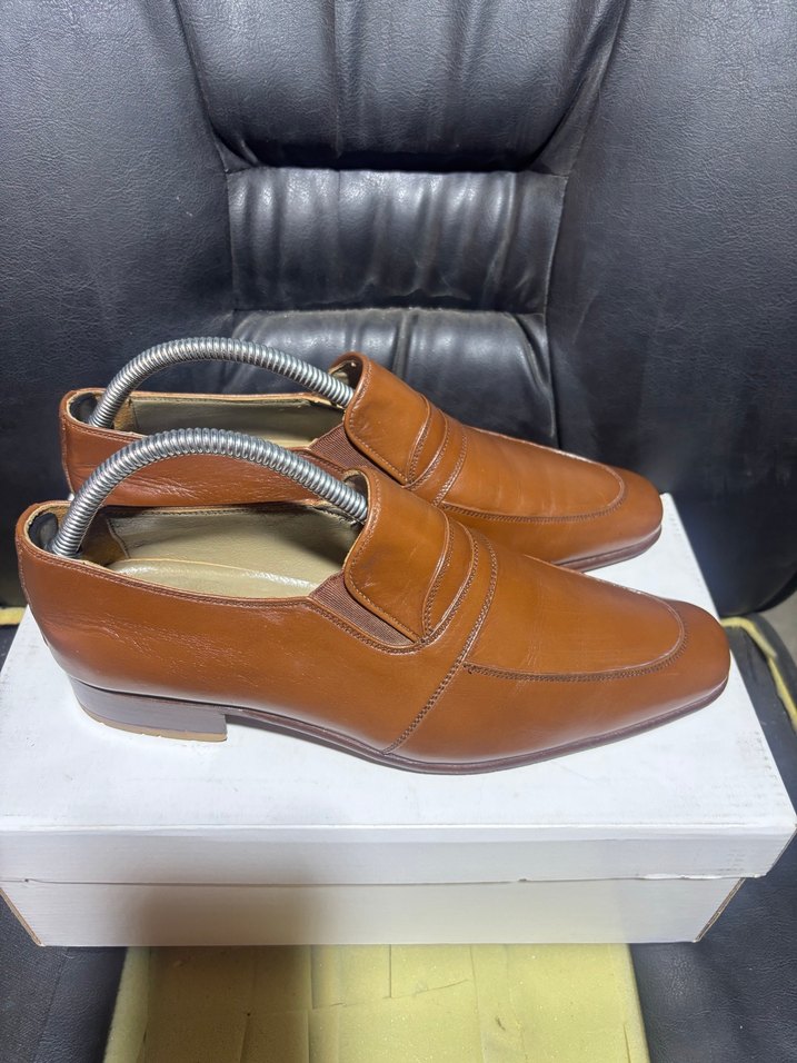 Klasik Kahverengi Deri Erkek Ayakkabı - Görsel 2