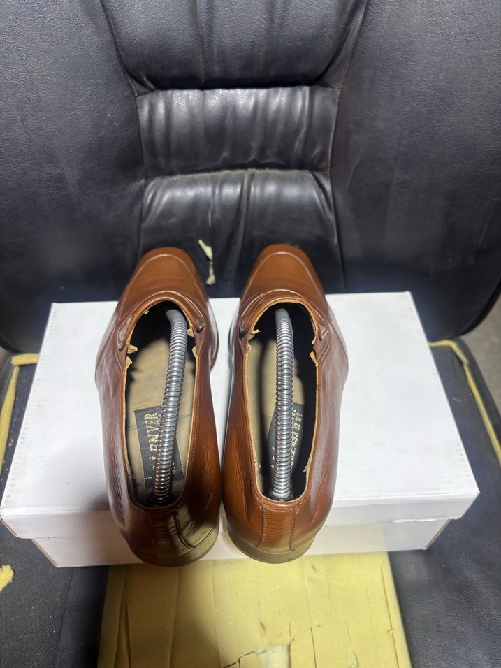 Klasik Kahverengi Deri Erkek Ayakkabı - Görsel 3