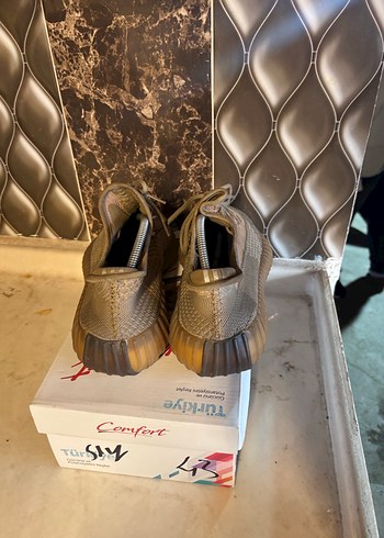 Kahverengi Bağcıklı Erkek Spor Ayakkabı - Görsel 4