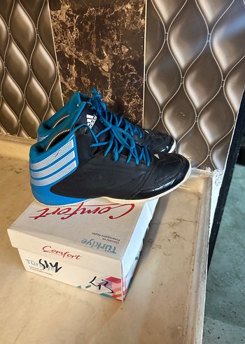 Lacivert Bağcıklı Basketbol Ayakkabısı - Görsel 5