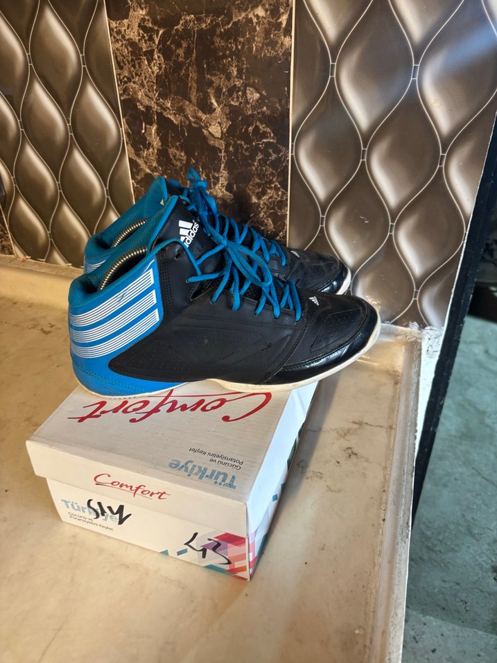 Lacivert Bağcıklı Basketbol Ayakkabısı - Görsel 5