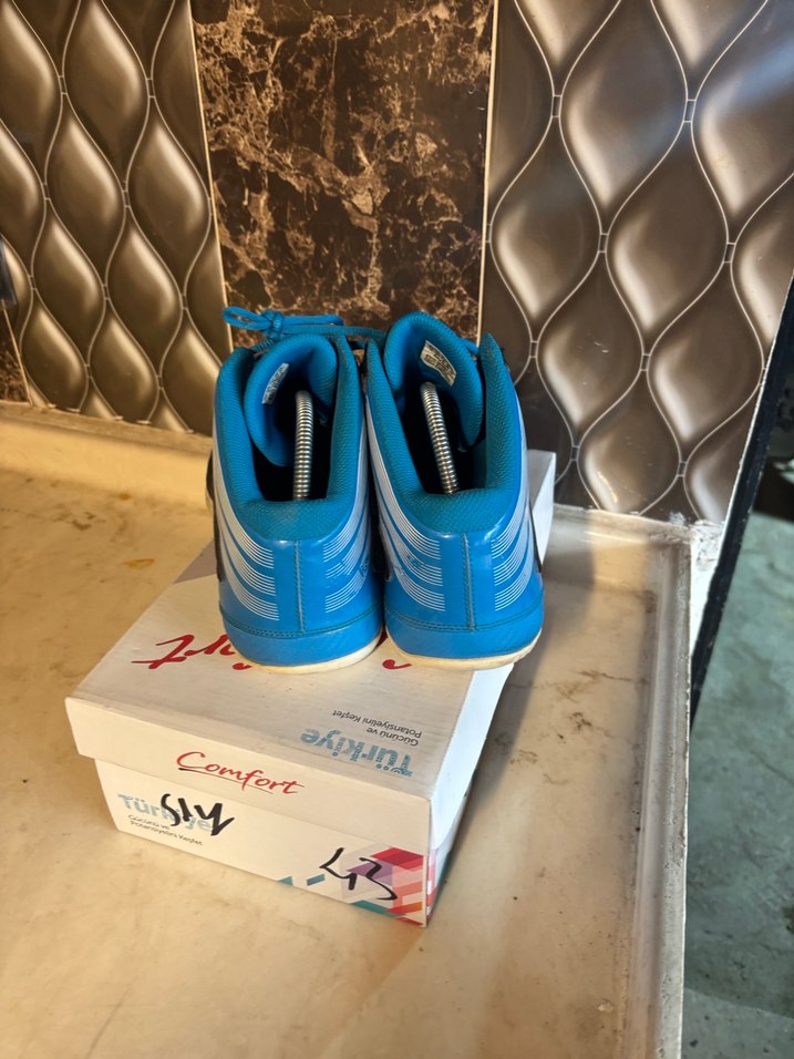 Lacivert Bağcıklı Basketbol Ayakkabısı - Görsel 4