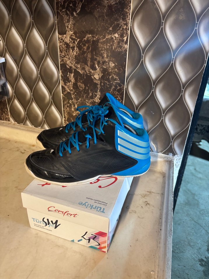 Lacivert Bağcıklı Basketbol Ayakkabısı - Görsel 3