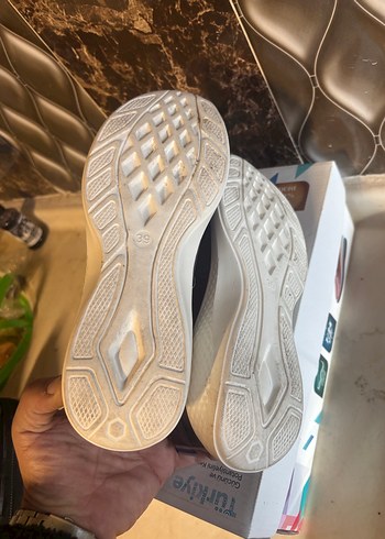 Mor Dolgu Topuklu Spor Ayakkabı - Görsel 6