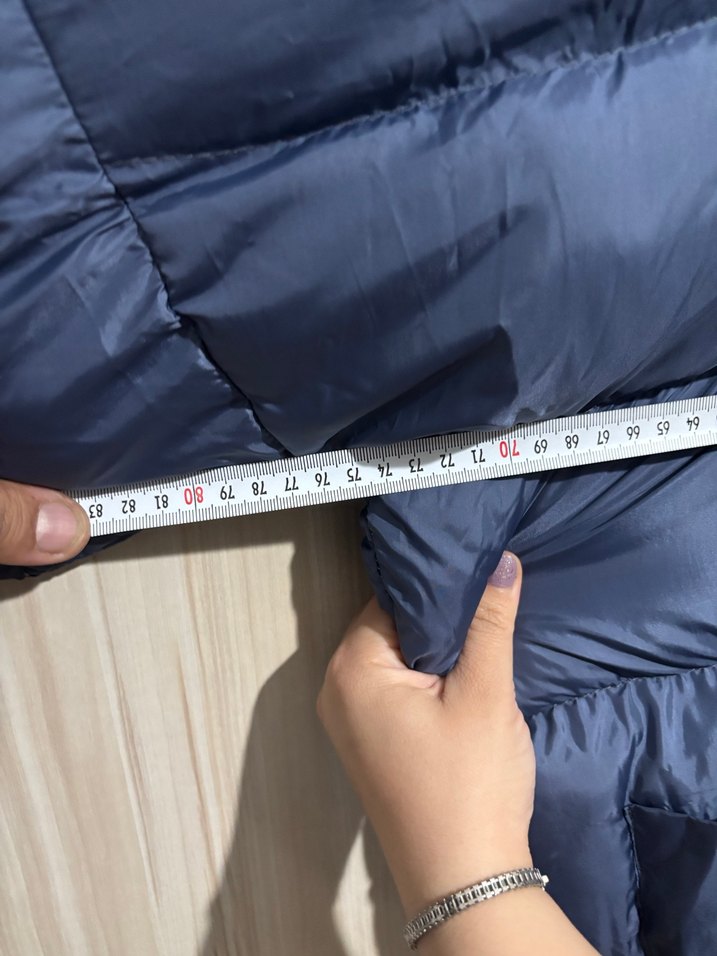 Koyu Mavi Kadın Midi Kaban - Görsel 4