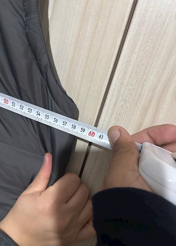 Gri Fermuarlı Erkek Yelek - Görsel 7