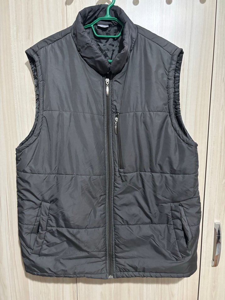 Gri Fermuarlı Erkek Yelek - Görsel 2