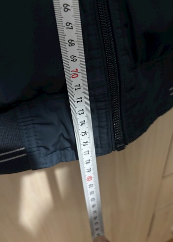 Gri Fermuarlı Erkek Mont, Rahat Kesim - Görsel 4