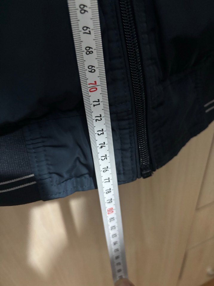 Gri Fermuarlı Erkek Mont, Rahat Kesim - Görsel 4