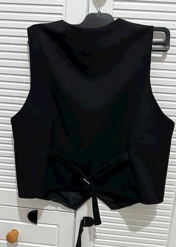 Pull and Bear Siyah Kadın Yelek