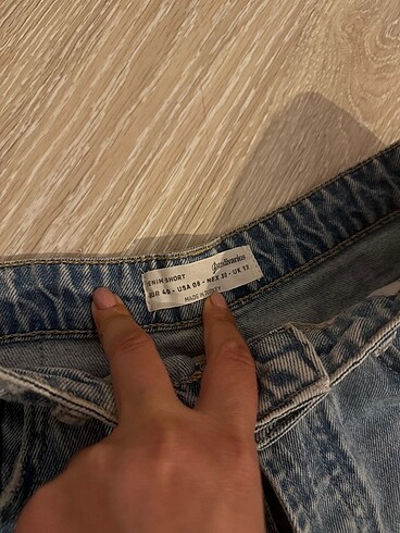 Stradivarius Stradivarius mom Jean şort