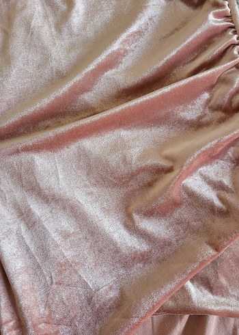 H&M H&M Divided Pembe Parlak Pilili Mini Elbise