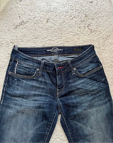 y2k vintage mavi dusuk bel jean