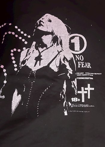 Baskılı Oversize Tişört - Görsel 2