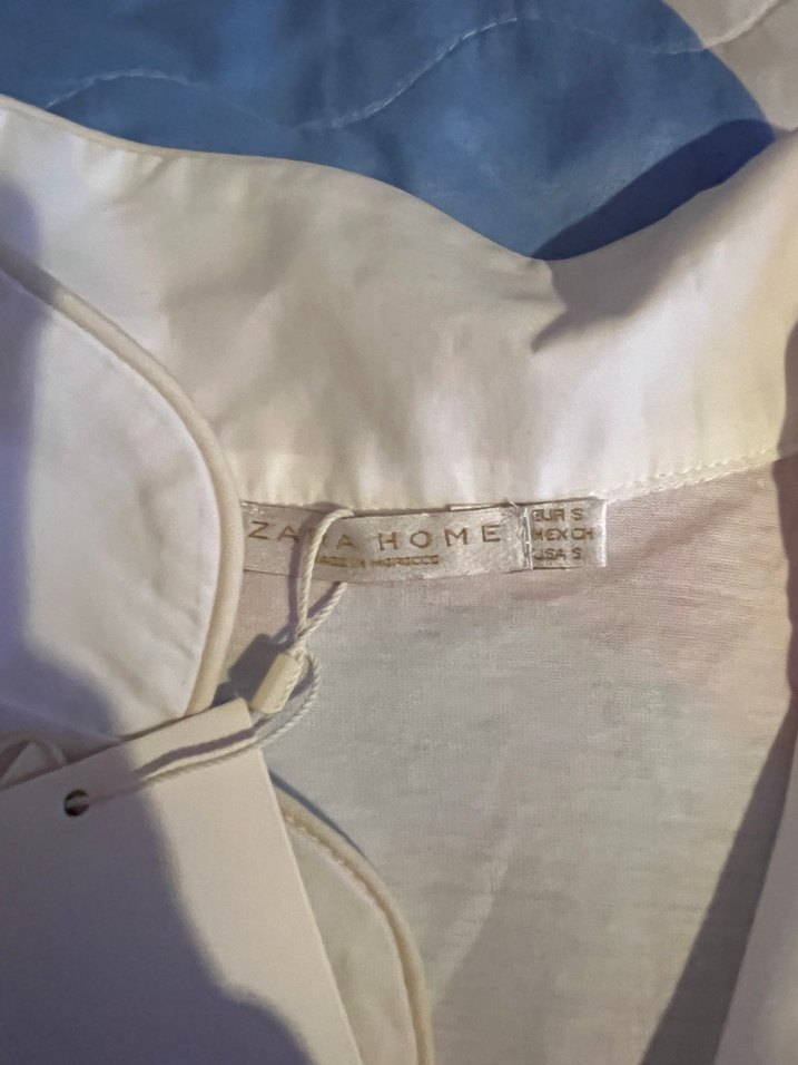 Düğmeli Beyaz Midi Pamuklu Kadın Gömlek - Görsel 3