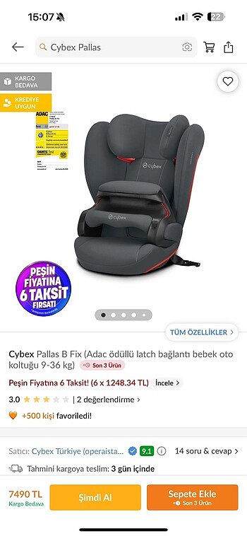 Diğer Cybex pallas b giz