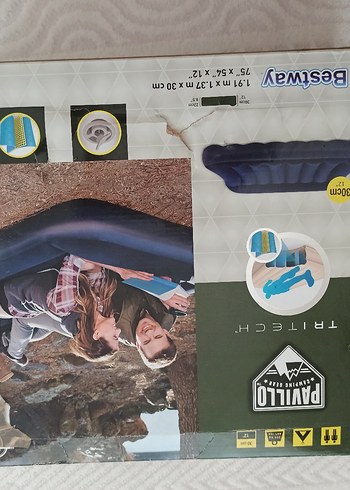 Bestway Mavi Baskılı Egzersiz Matı