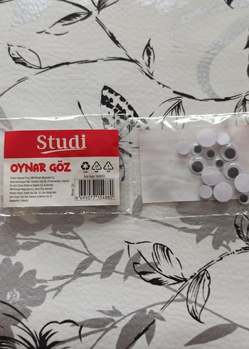 Studi Oynar Göz Seti Beyaz Gri
