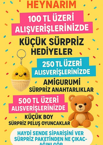Renkli Amigurumi Anahtarlık ve Peluş Oyuncaklar