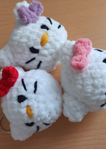 Renkli hello kitty anahtarlık - Görsel 5