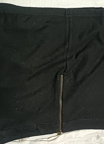 l Beden siyah Renk Siyah kadın mini etek large