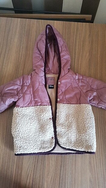 24-36 Ay Beden Minnie mouse desenli kız çocuk mont