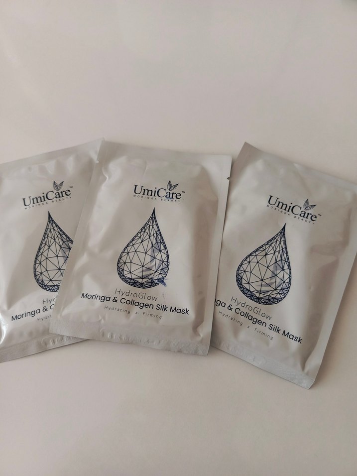 3'lü UmiCare HydroGlow Moringa & Kolajen Maske - Görsel 2