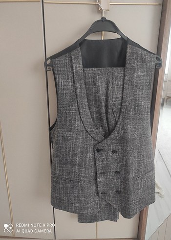 Gri Erkek Ofis Takım Elbise Ceket - Görsel 7