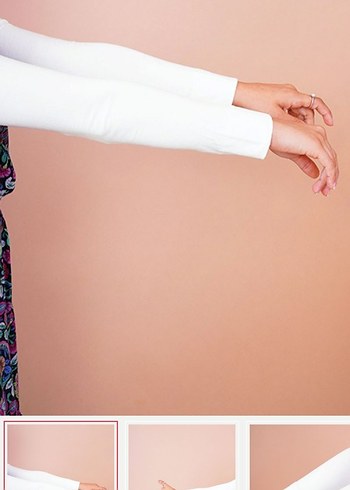 Düz model tesettür kolluk - Görsel 7