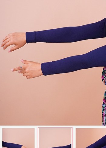 Düz model tesettür kolluk - Görsel 4