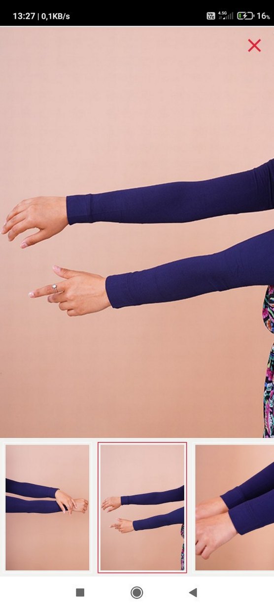 Düz model tesettür kolluk - Görsel 4