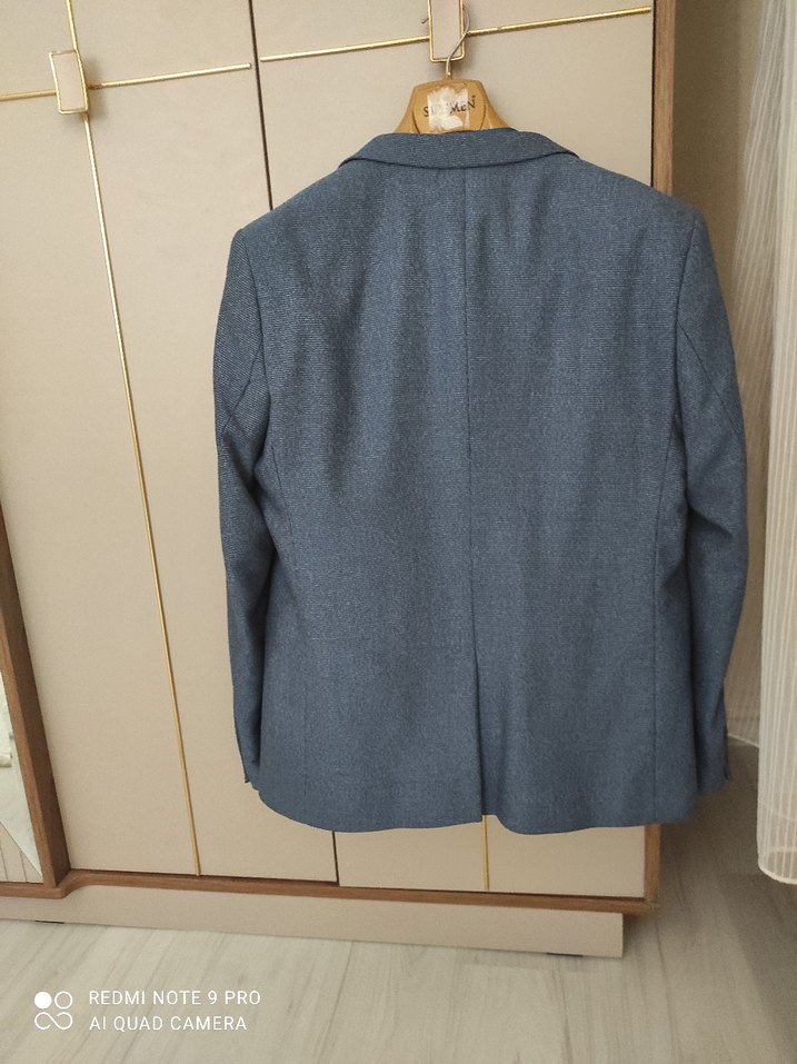 mavi tonlarında Erkek Takım Elbise, Regular Fit, Modern Klasik - Görsel 2