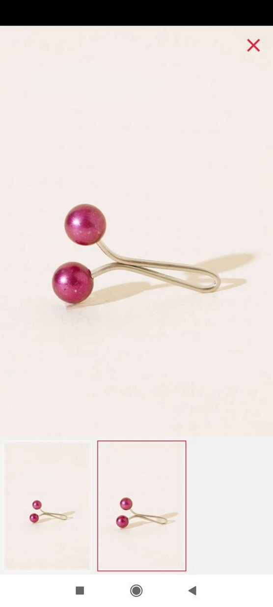 Kadın eşarp klipsi - Görsel 3