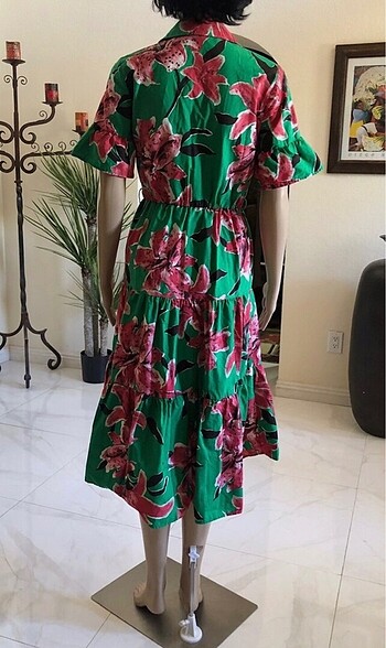 Zara Çiçek Desenli Elbise - Görsel 3